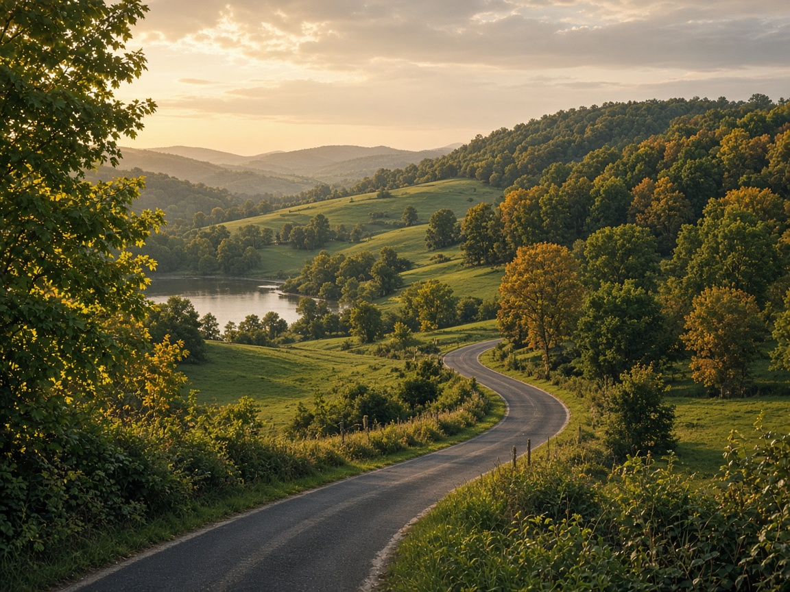 Hills of Pennsylvania near Patton