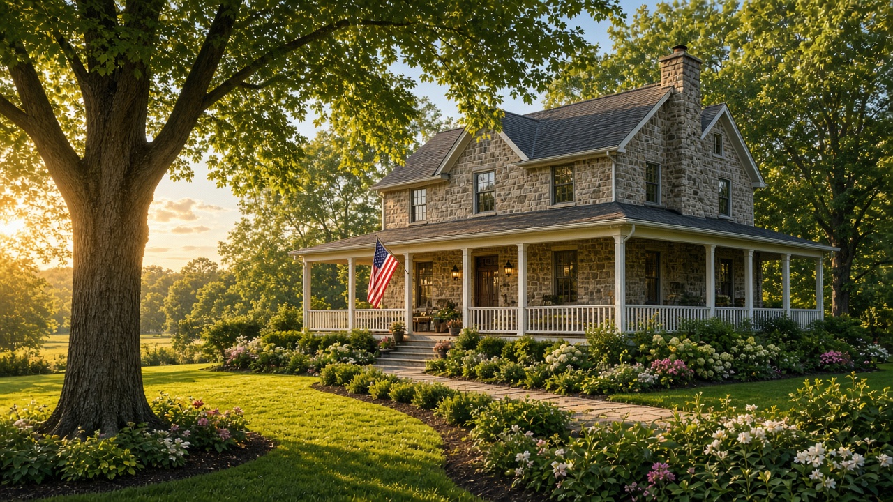 Pennsylvania stone farmhouse